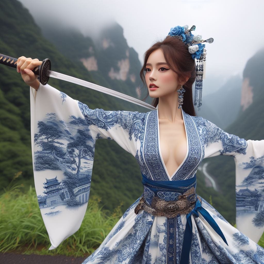 青花派．碰瓷流．武當山．練劍