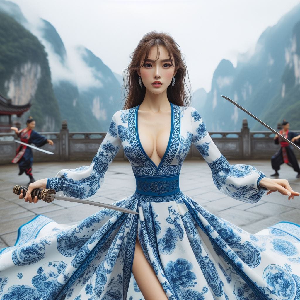青花派．碰瓷流．武當山．練劍