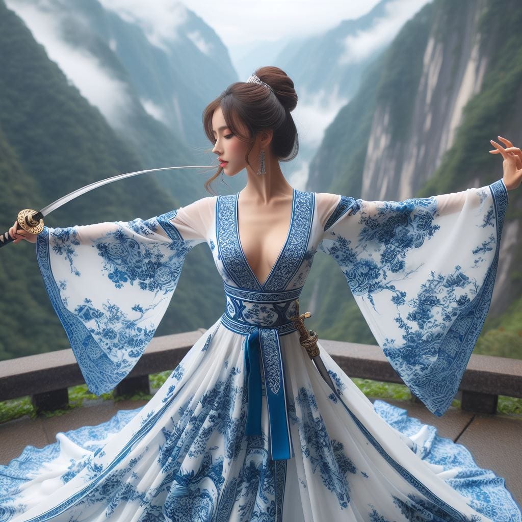 青花派．碰瓷流．武當山．練劍