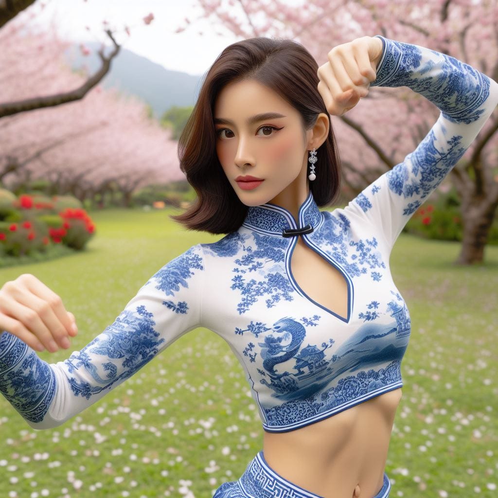青花派．碰瓷流．練功
