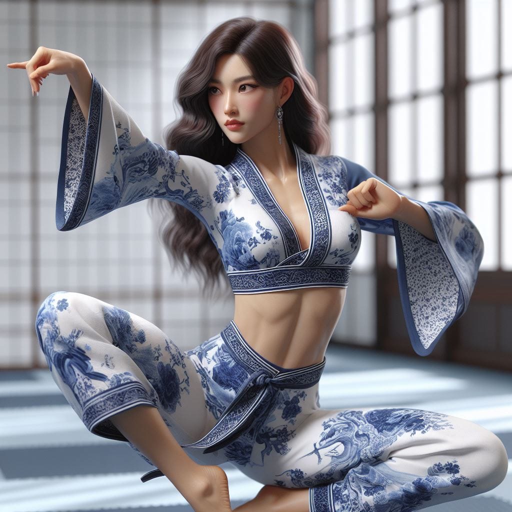 青花派．碰瓷流．練功