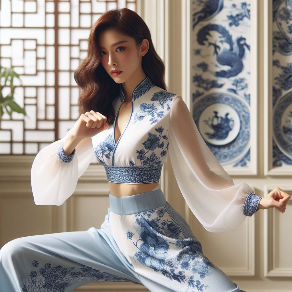 青花派．碰瓷流．練功