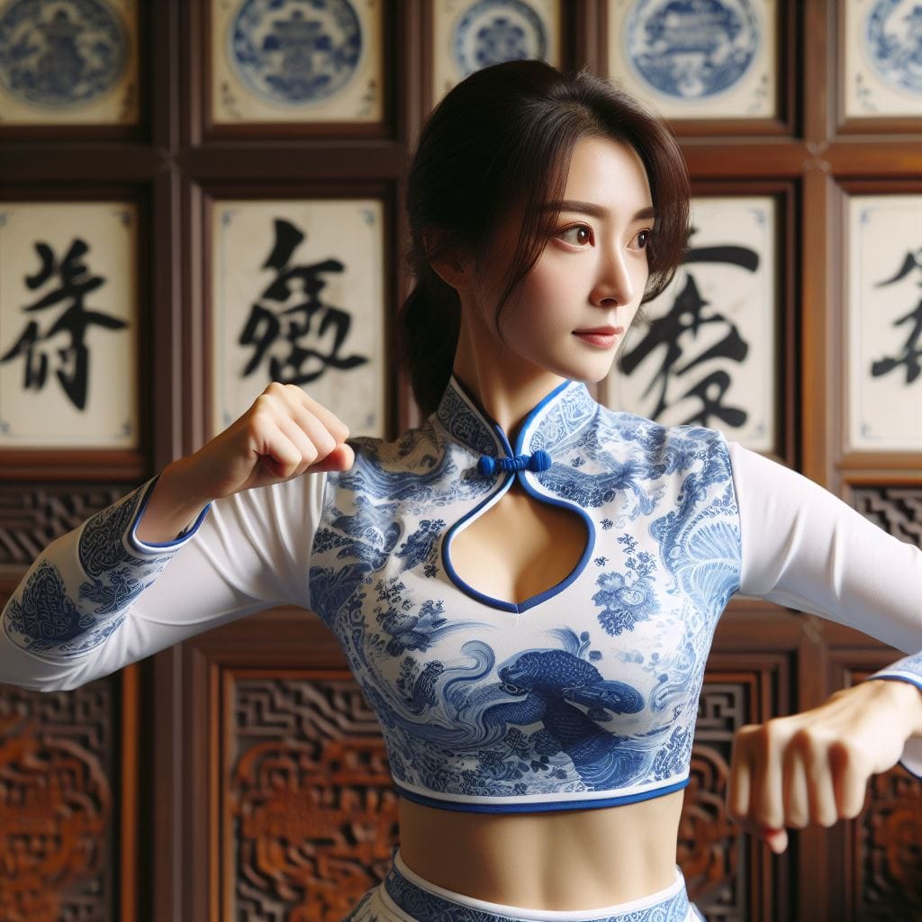 青花派．碰瓷流．練功