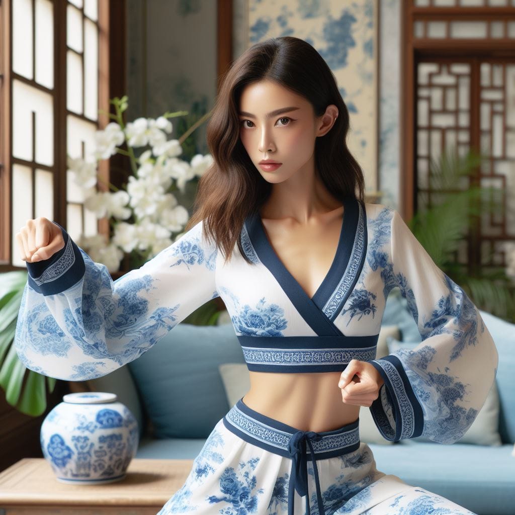 青花派．碰瓷流．練功
