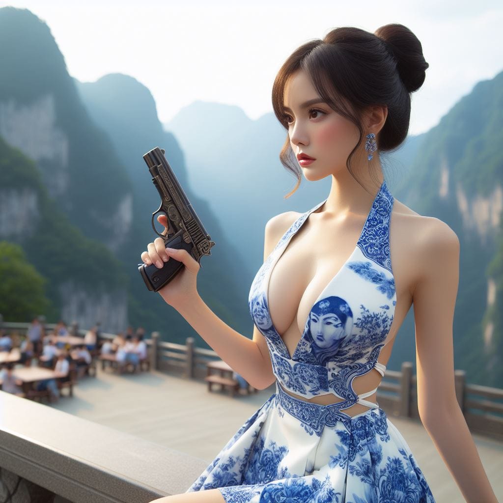 青花派．碰瓷流．練槍