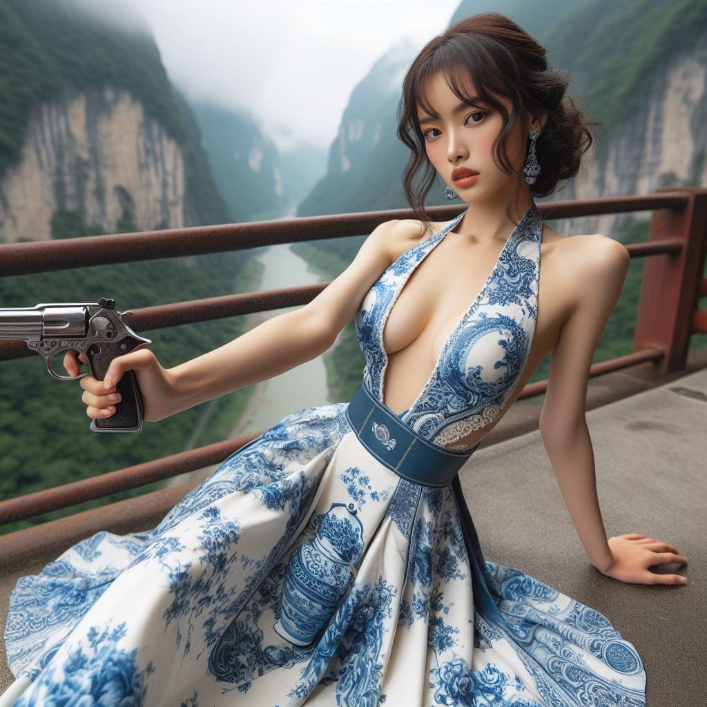 青花派．碰瓷流．練槍