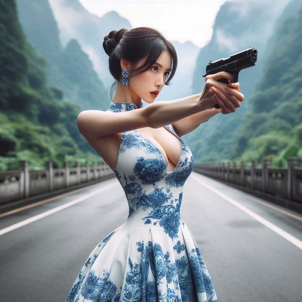 青花派．碰瓷流．練槍