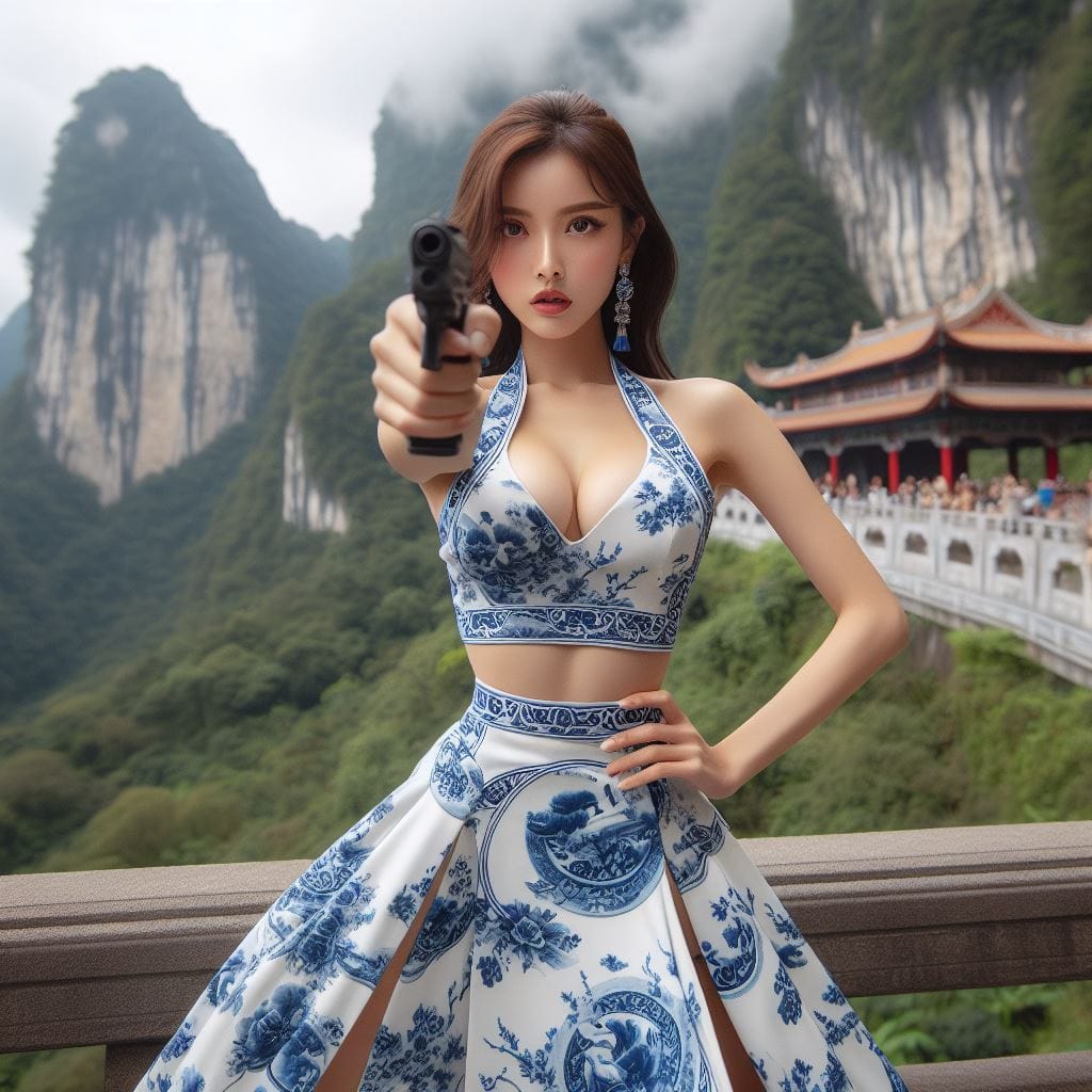 青花派．碰瓷流．練槍