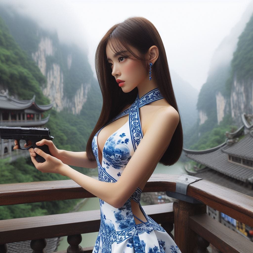 青花派．碰瓷流．練槍