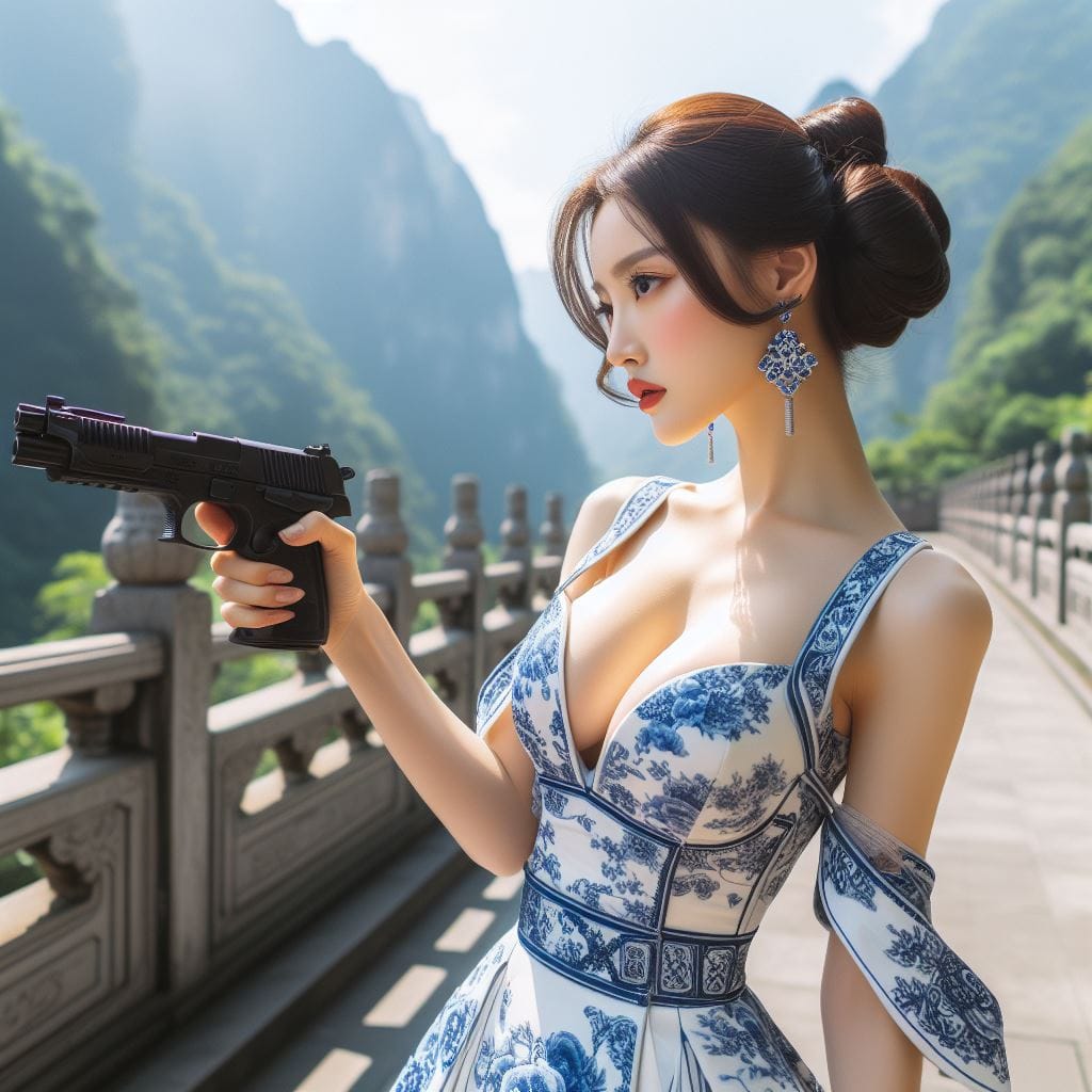 青花派．碰瓷流．練槍