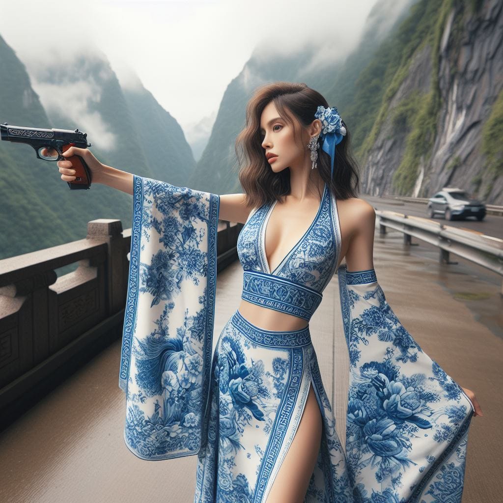 青花派．碰瓷流．練槍