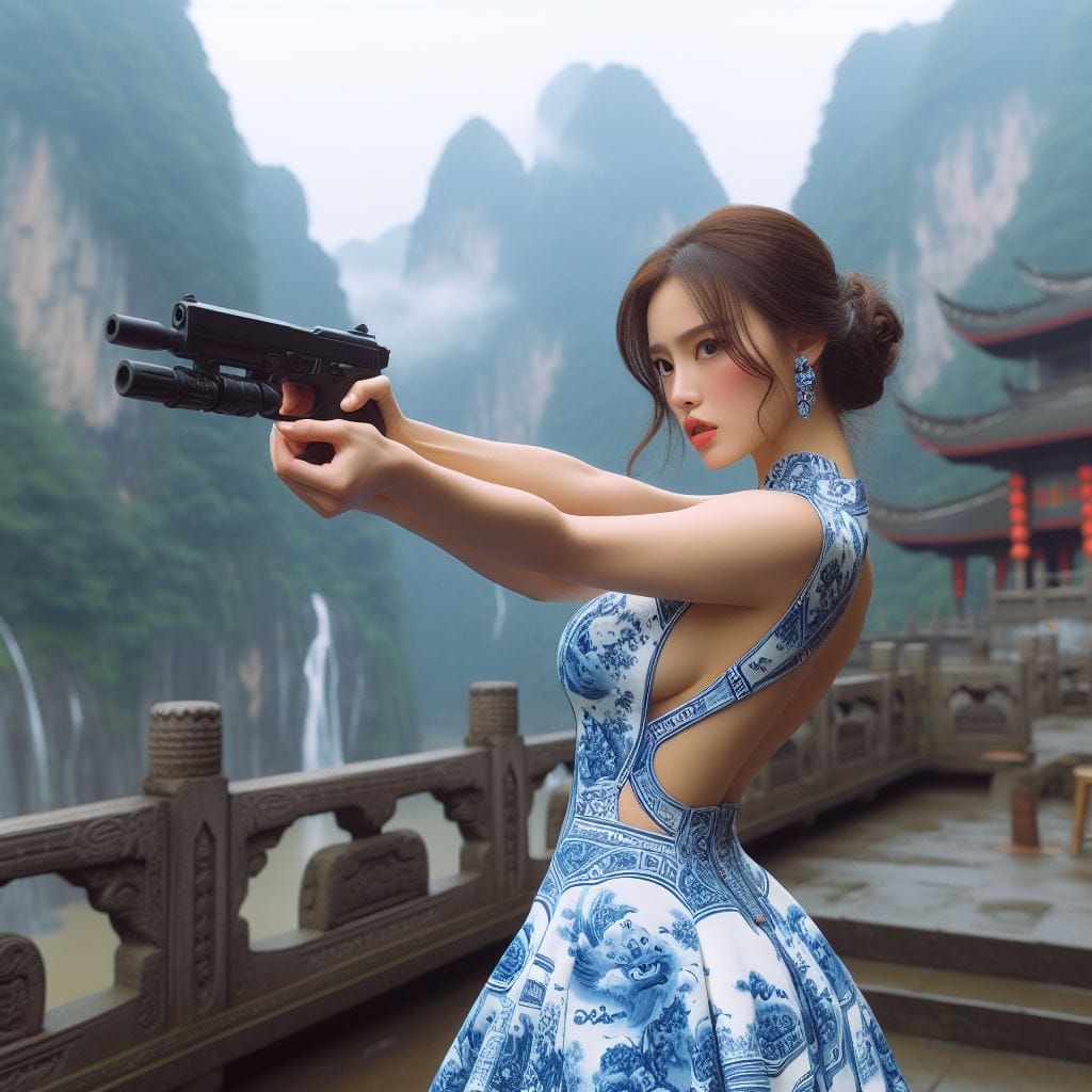 青花派．碰瓷流．練槍