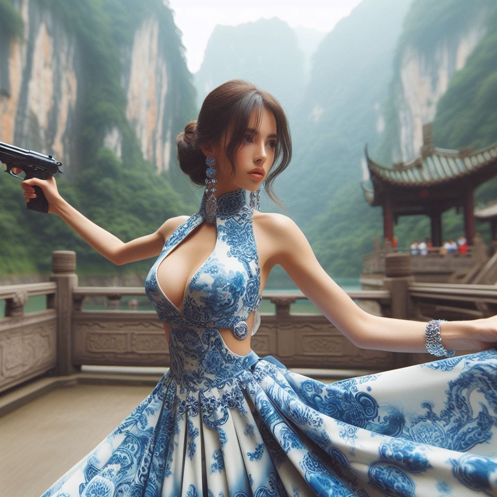 青花派．碰瓷流．練槍