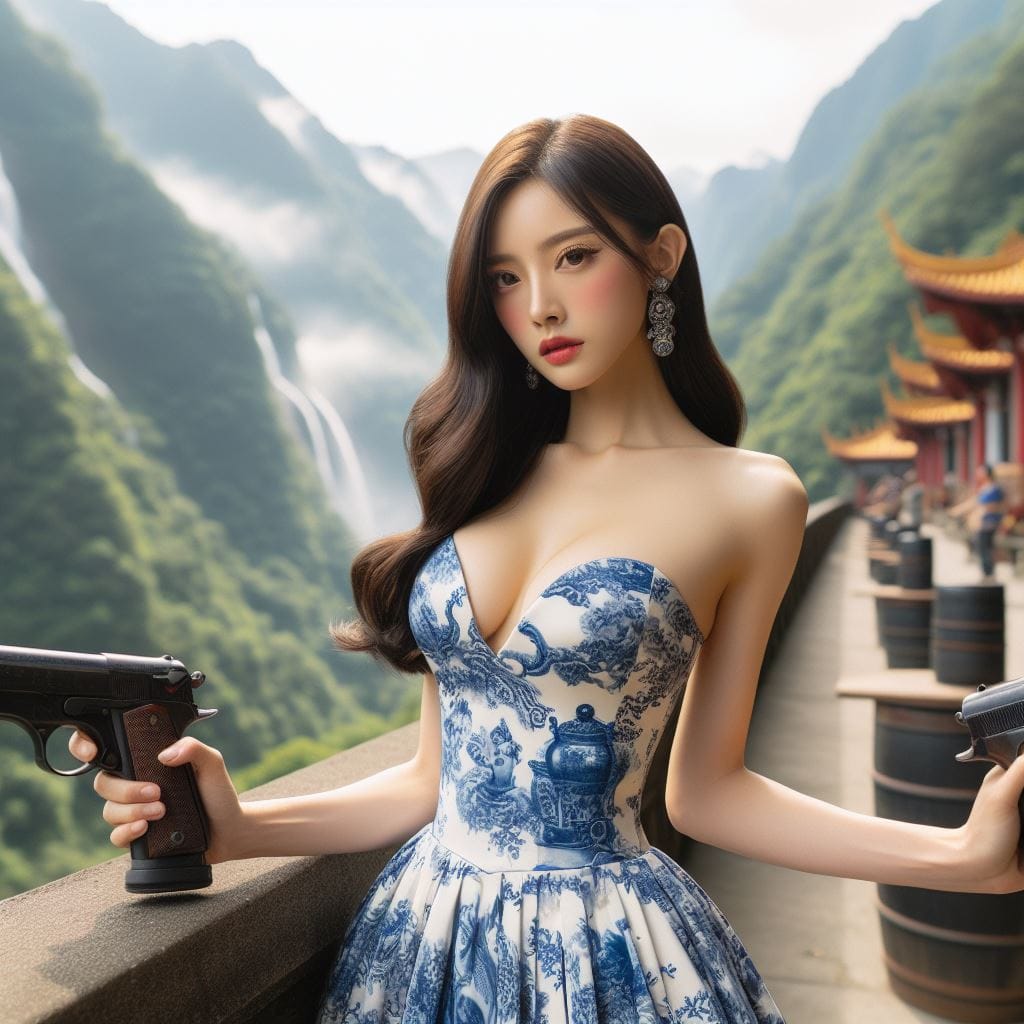 青花派．碰瓷流．練槍