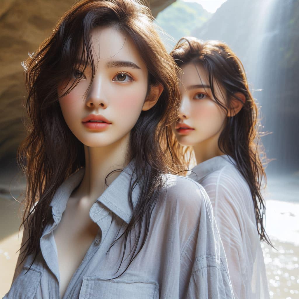 青春的妹子果然好（灰色風格）