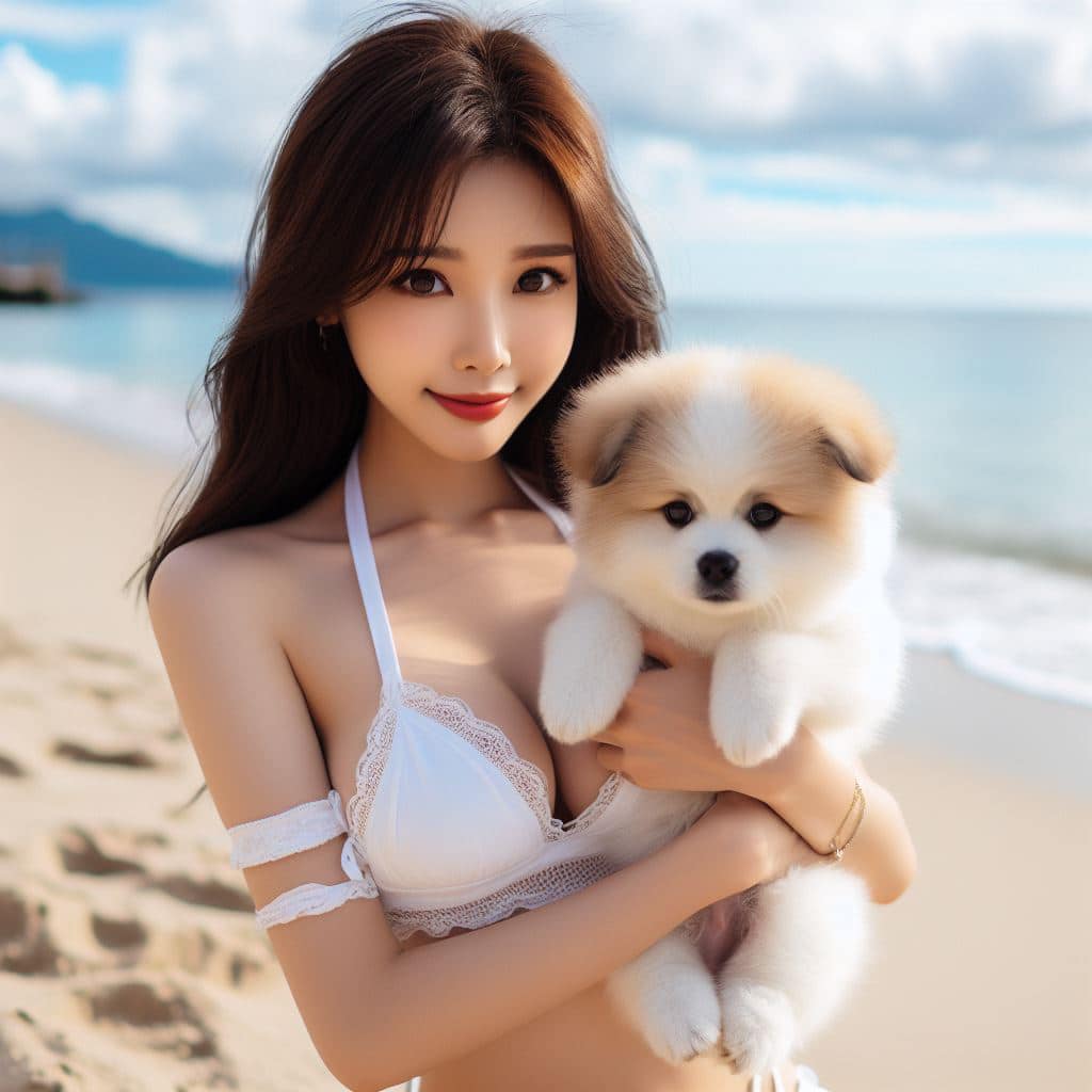 青春的妹子果然好（沙灘風格）