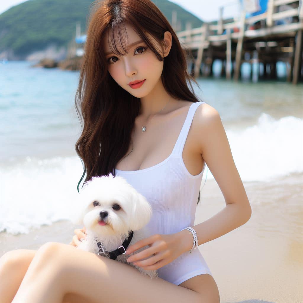 青春的妹子果然好（沙灘風格）