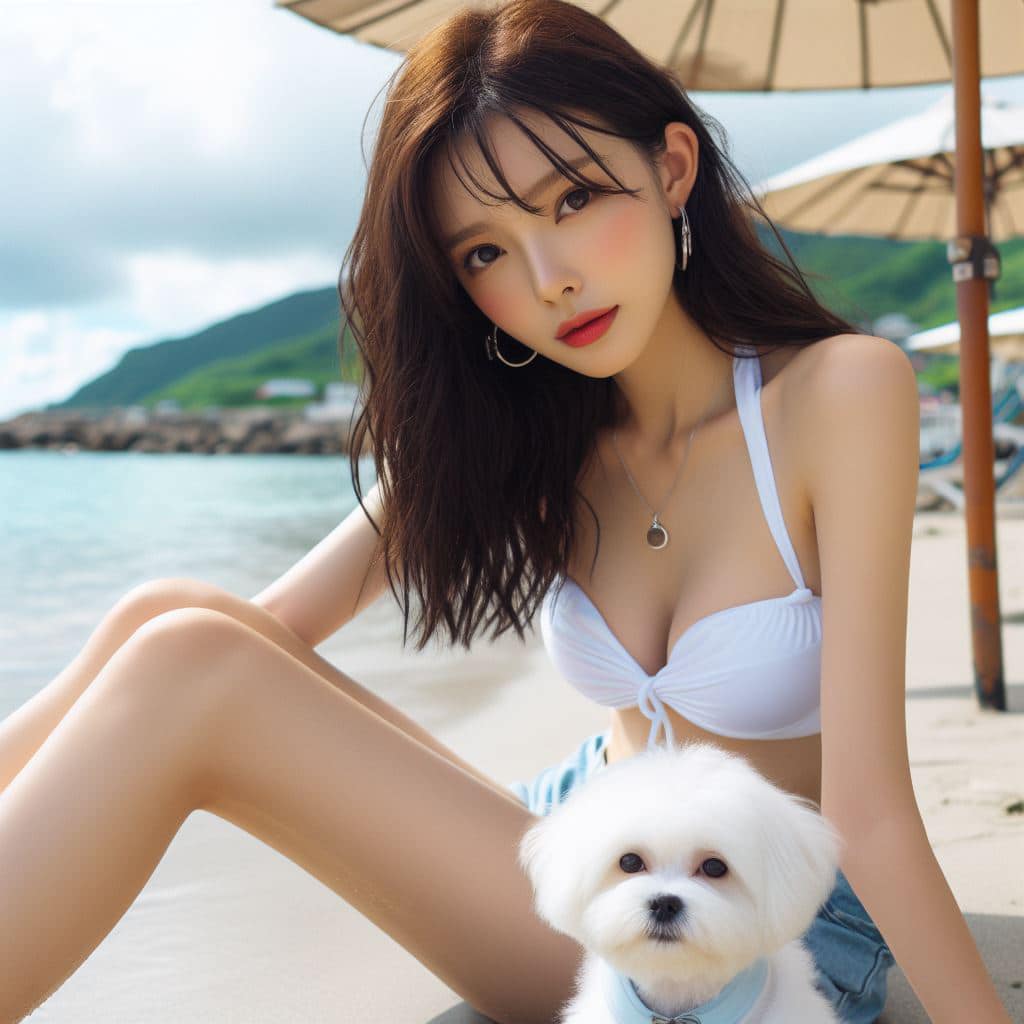 青春的妹子果然好（沙灘風格）