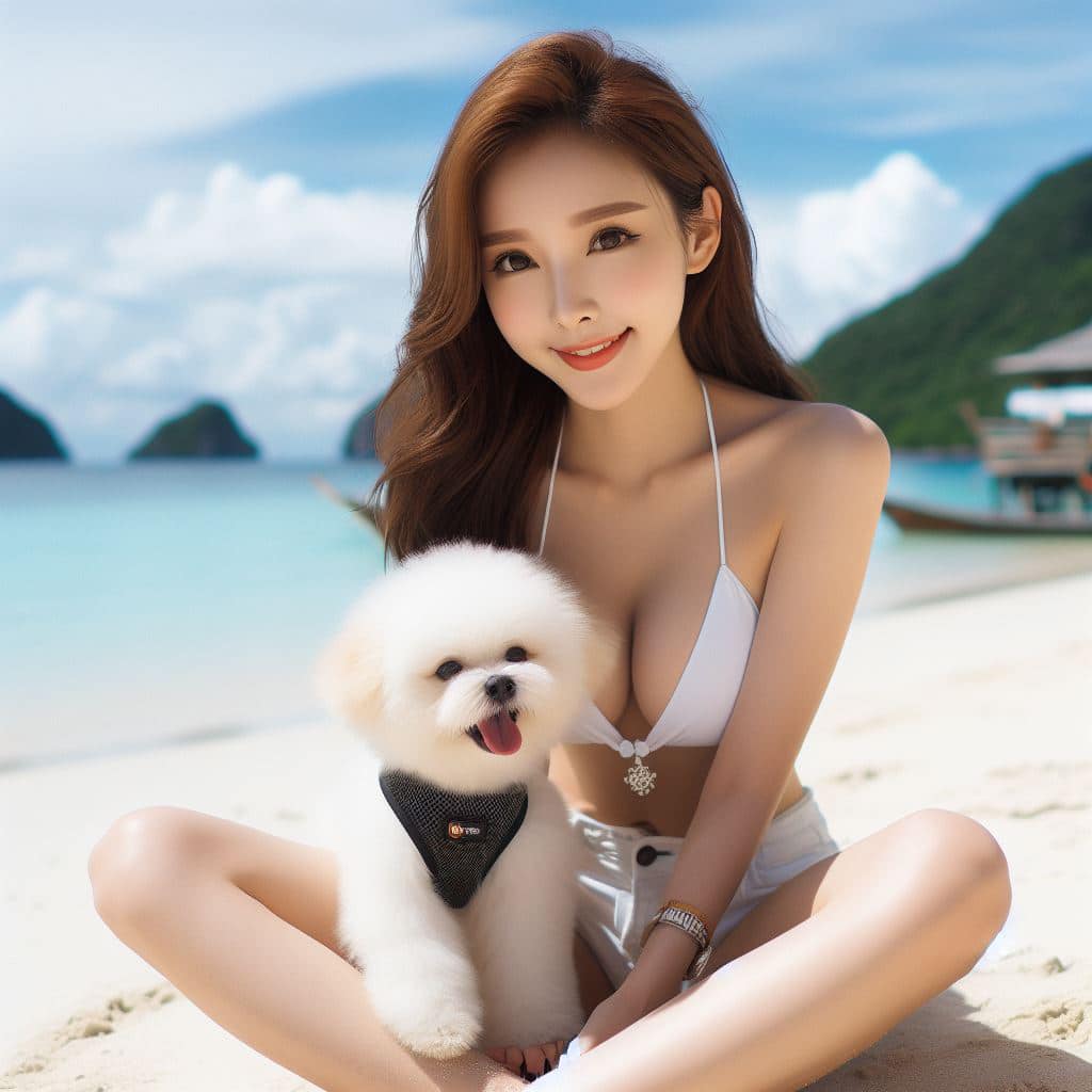 青春的妹子果然好（沙灘風格）