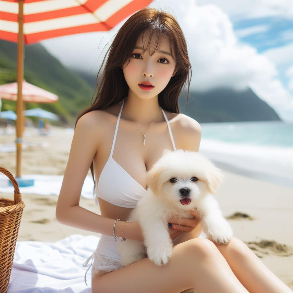 青春的妹子果然好（沙灘風格）