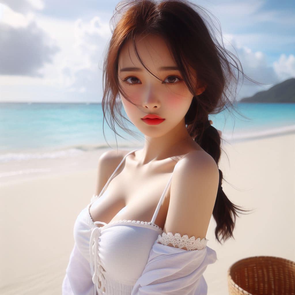 青春的妹子果然好（沙灘風格）