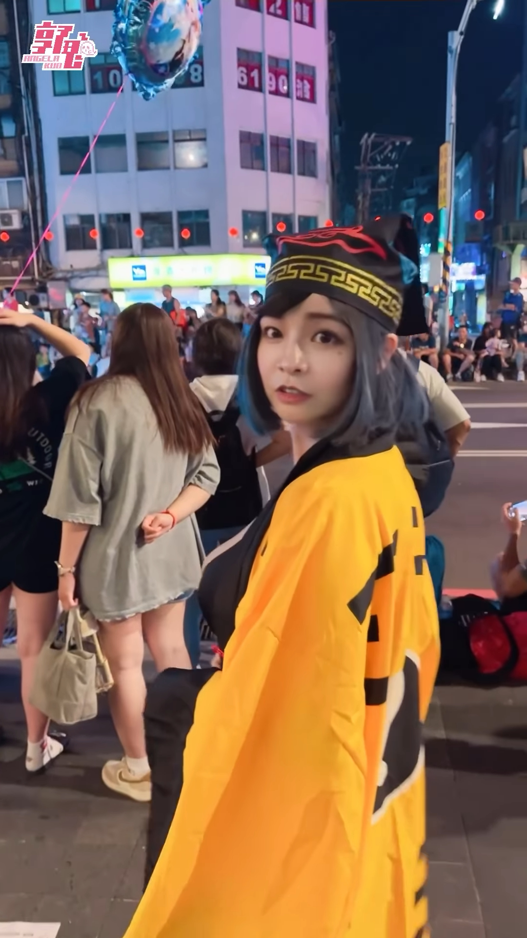 中元祭見女師太「郭鬼鬼」，「兇猛氣球」粉絲甘願被收服！