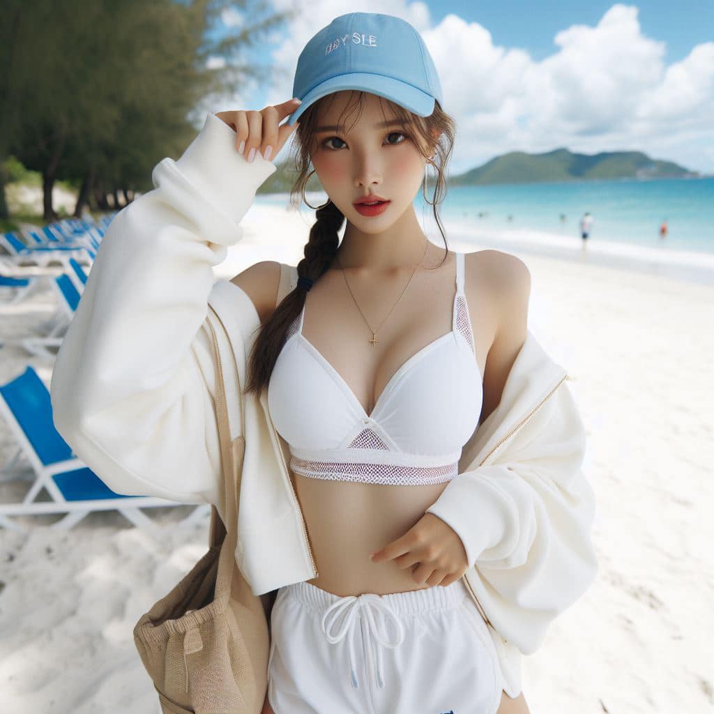 青春的妹子果然好（棒球帽風格）