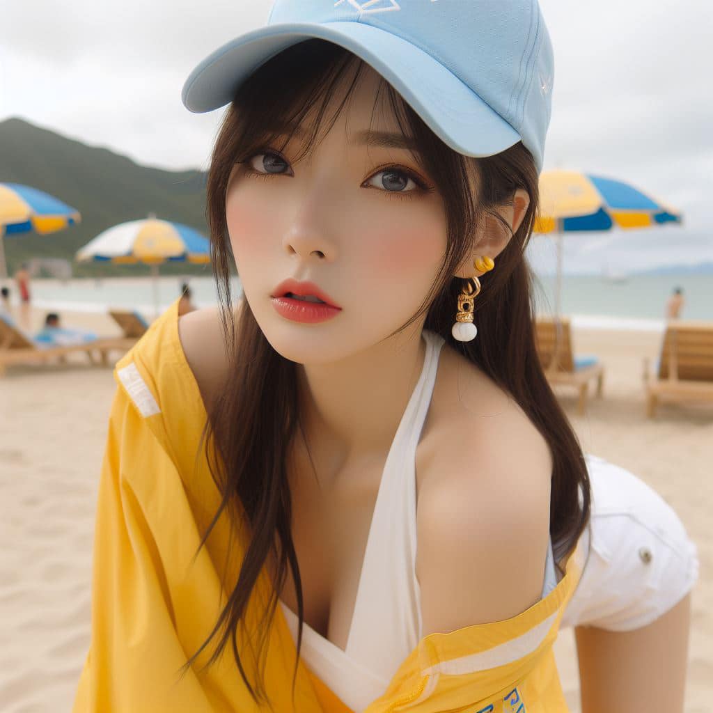 青春的妹子果然好（棒球帽風格）