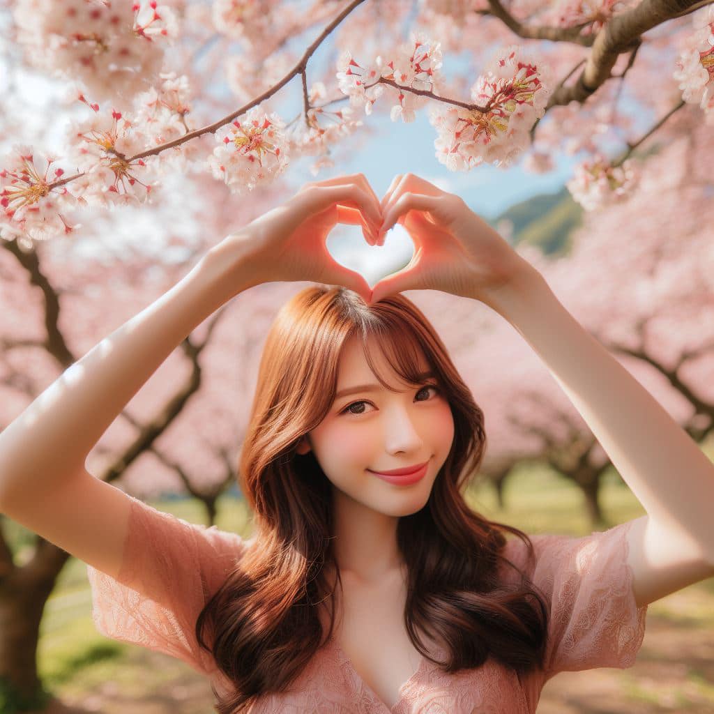 青春的妹子果然好（愛心風格）