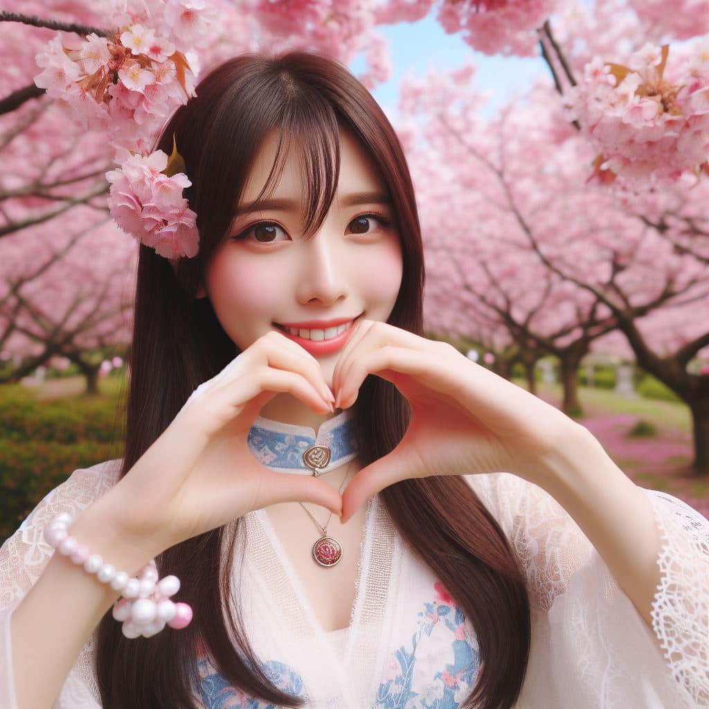 青春的妹子果然好（愛心風格）