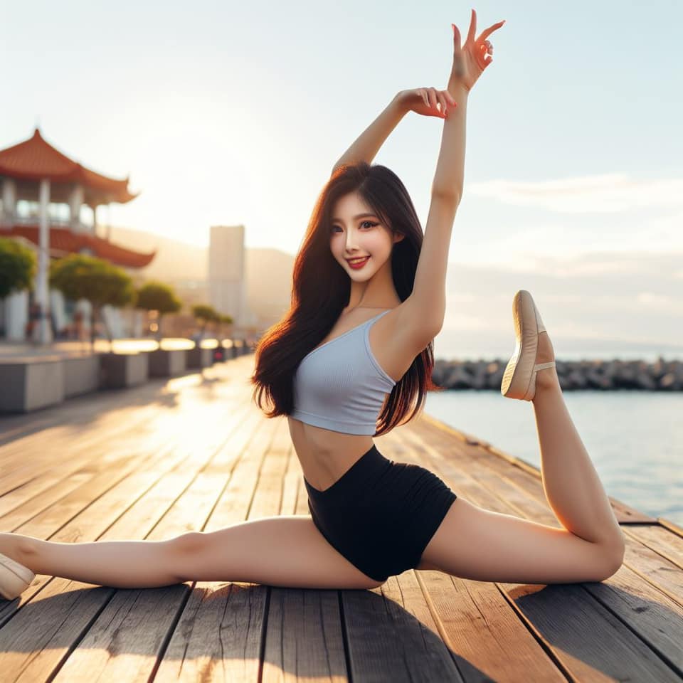 青春的妹子果然好（劈腿風格）