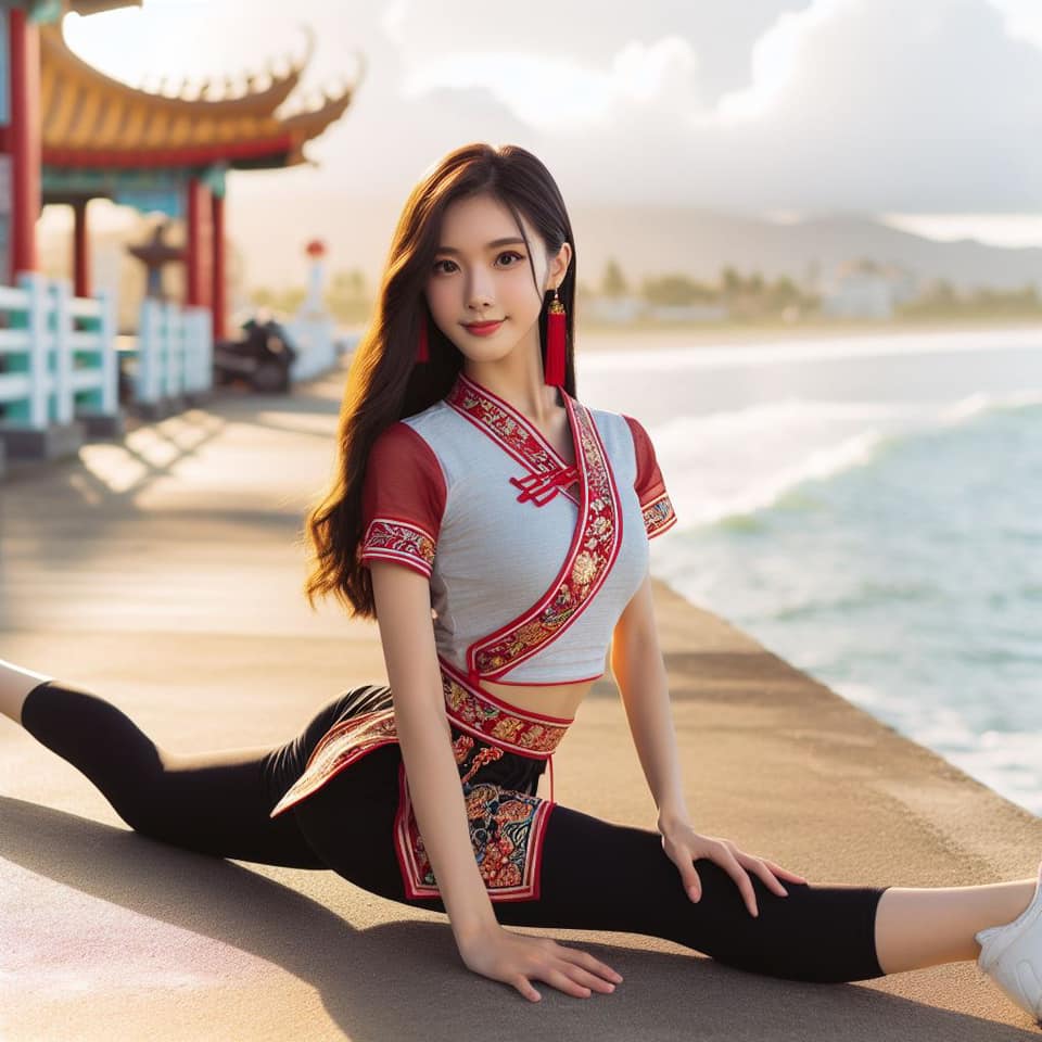 青春的妹子果然好（劈腿風格）