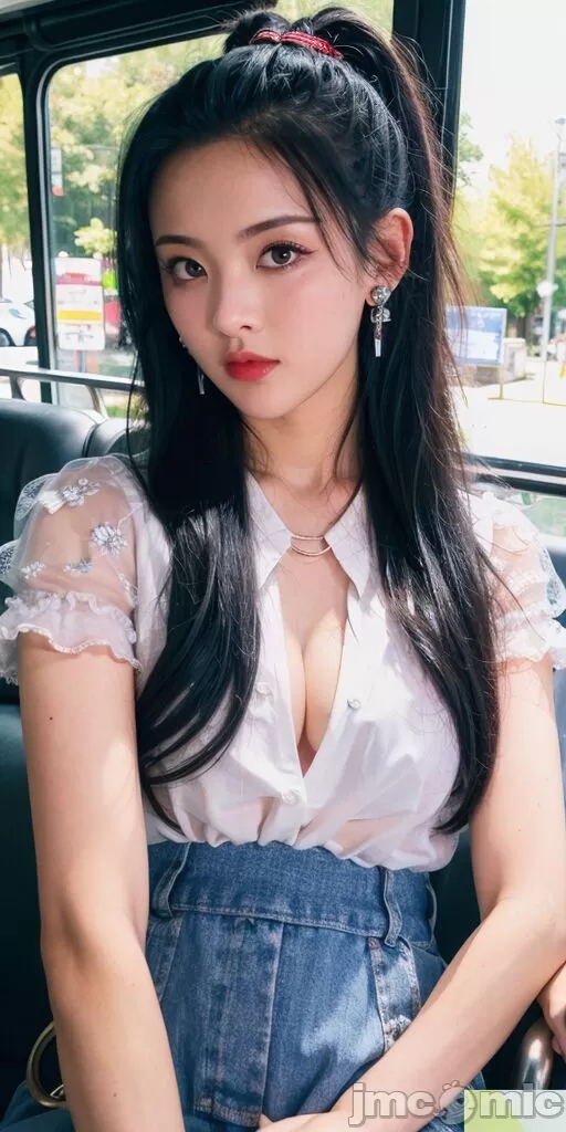 美女的街邊露出二