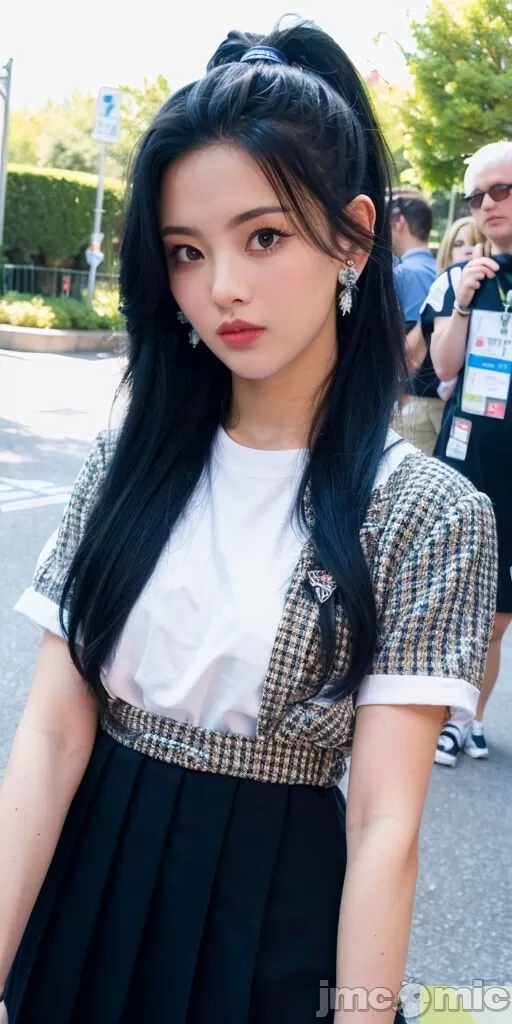 美女的街邊露出二