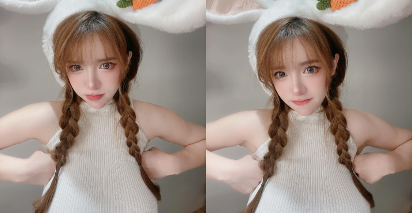 超生氣的啦！巨乳兔兔《本壘奈》挺胸展現不好惹的一面！