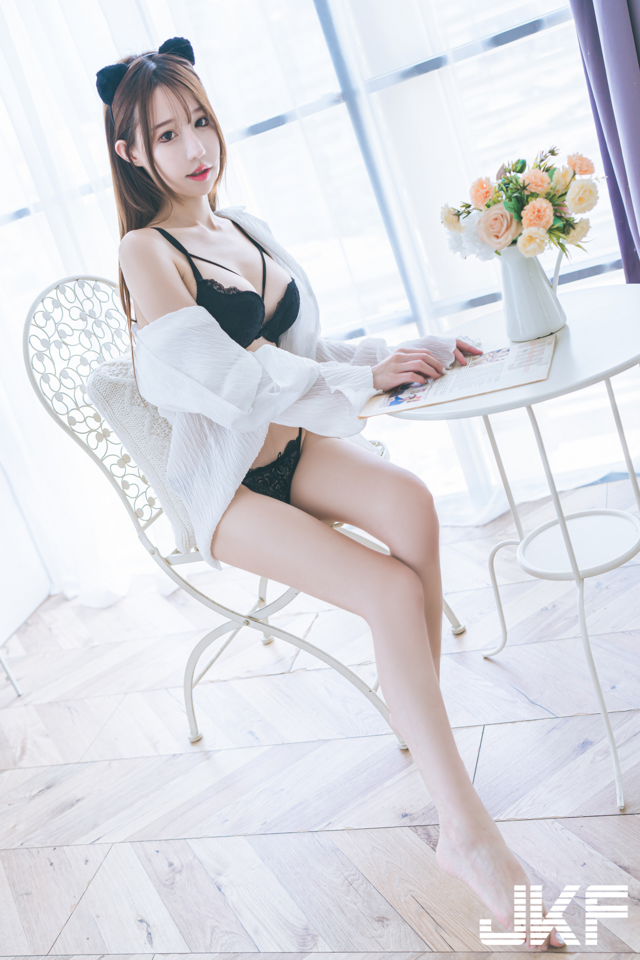 童顏巨乳小妖精「柏崎星奈」火辣誘惑，「惹火內衣造型」畫面太挑逗！