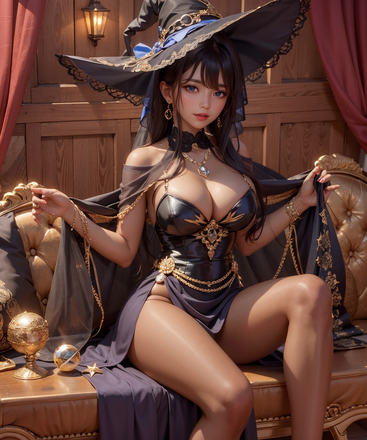 黝黑女主人