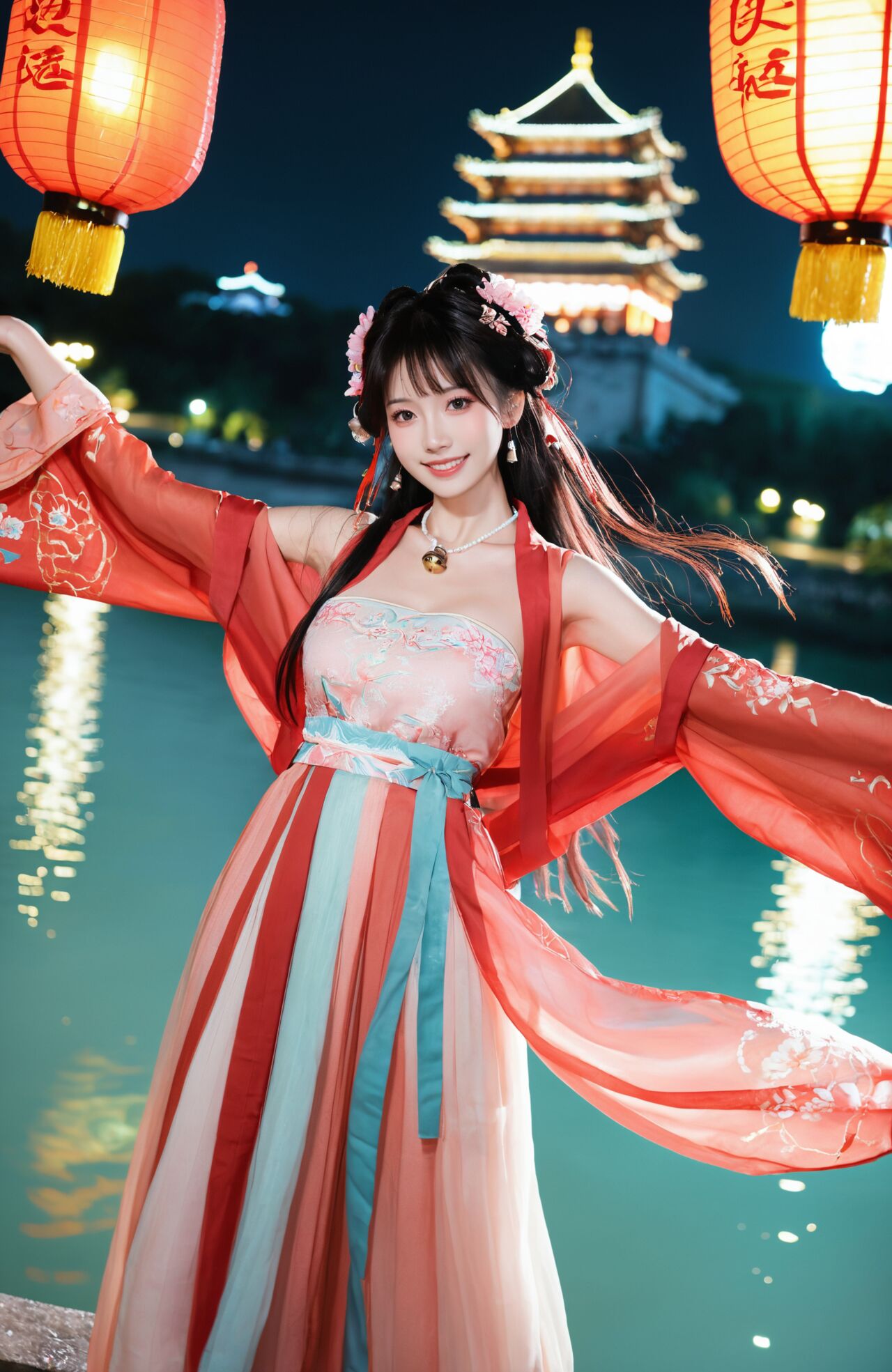 ★Pixiv★ Sexy Maid Ancient Dynasty Clothes