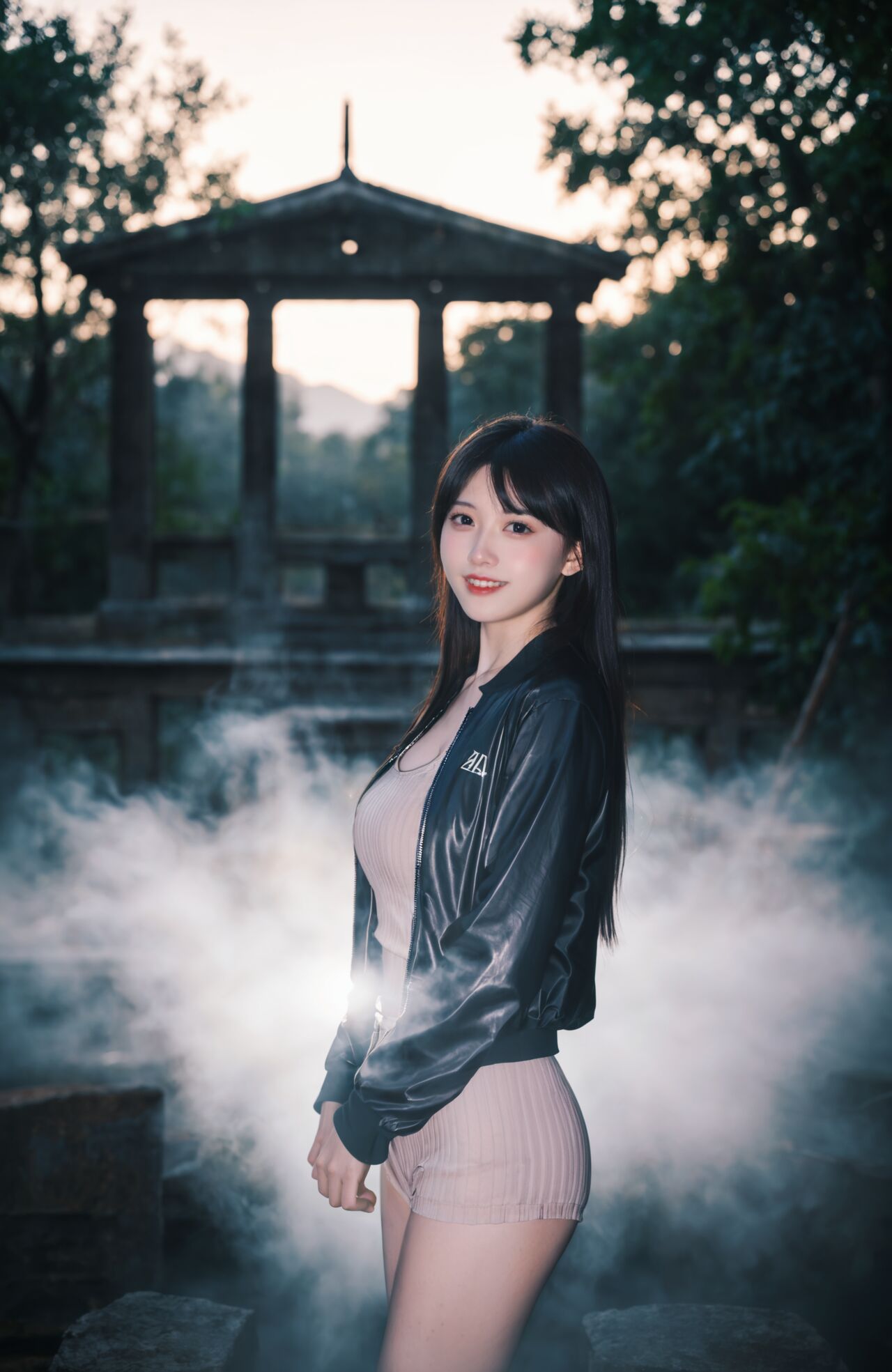 ★Pixiv★ Smoky Girl Foot Focus