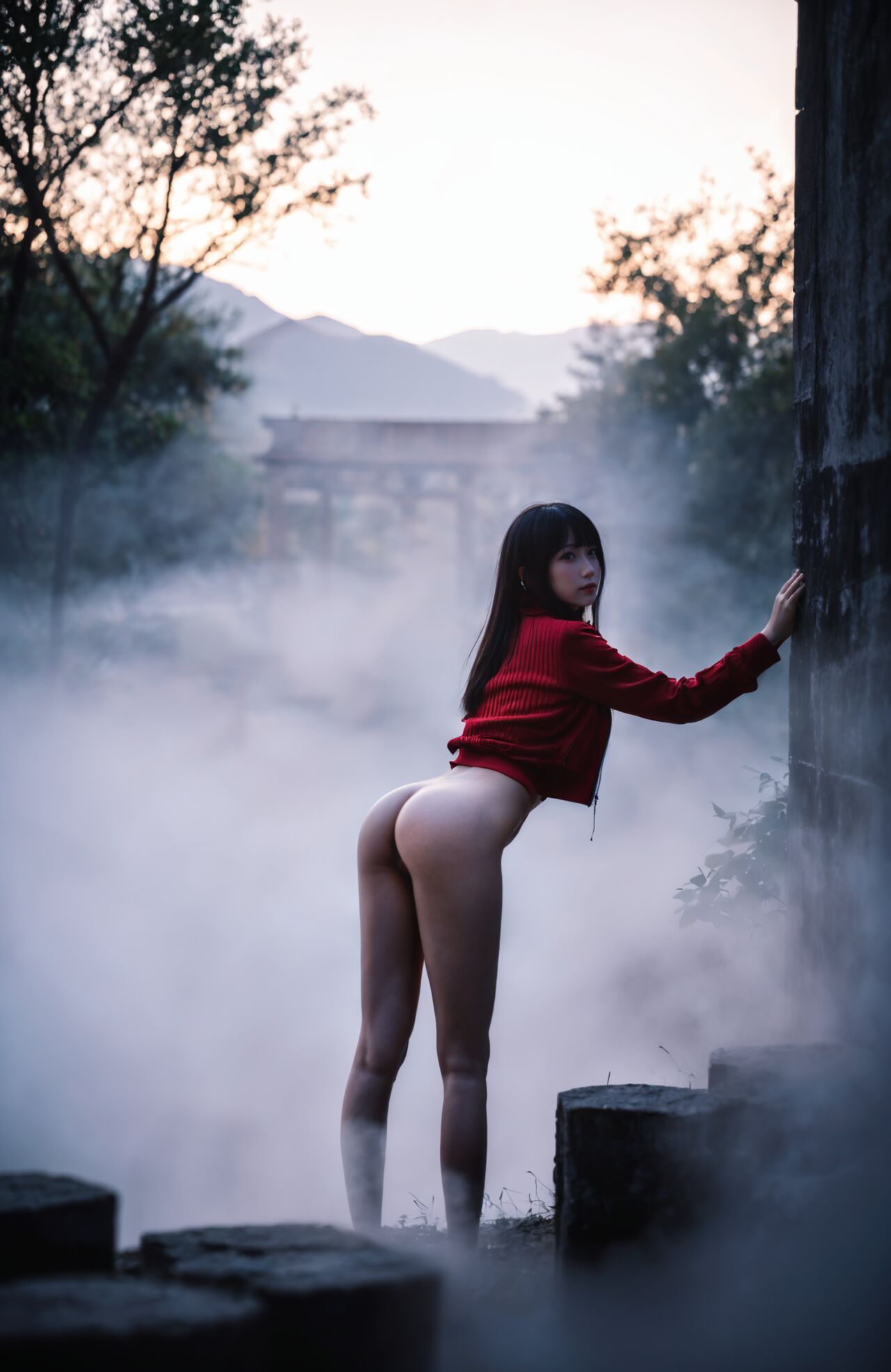 ★Pixiv★ Smoky Girl Foot Focus