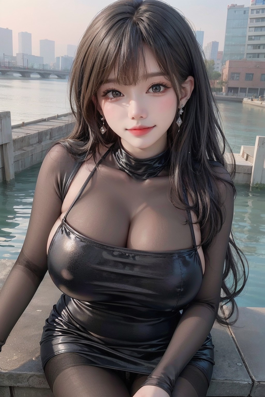 sexy balck dress
