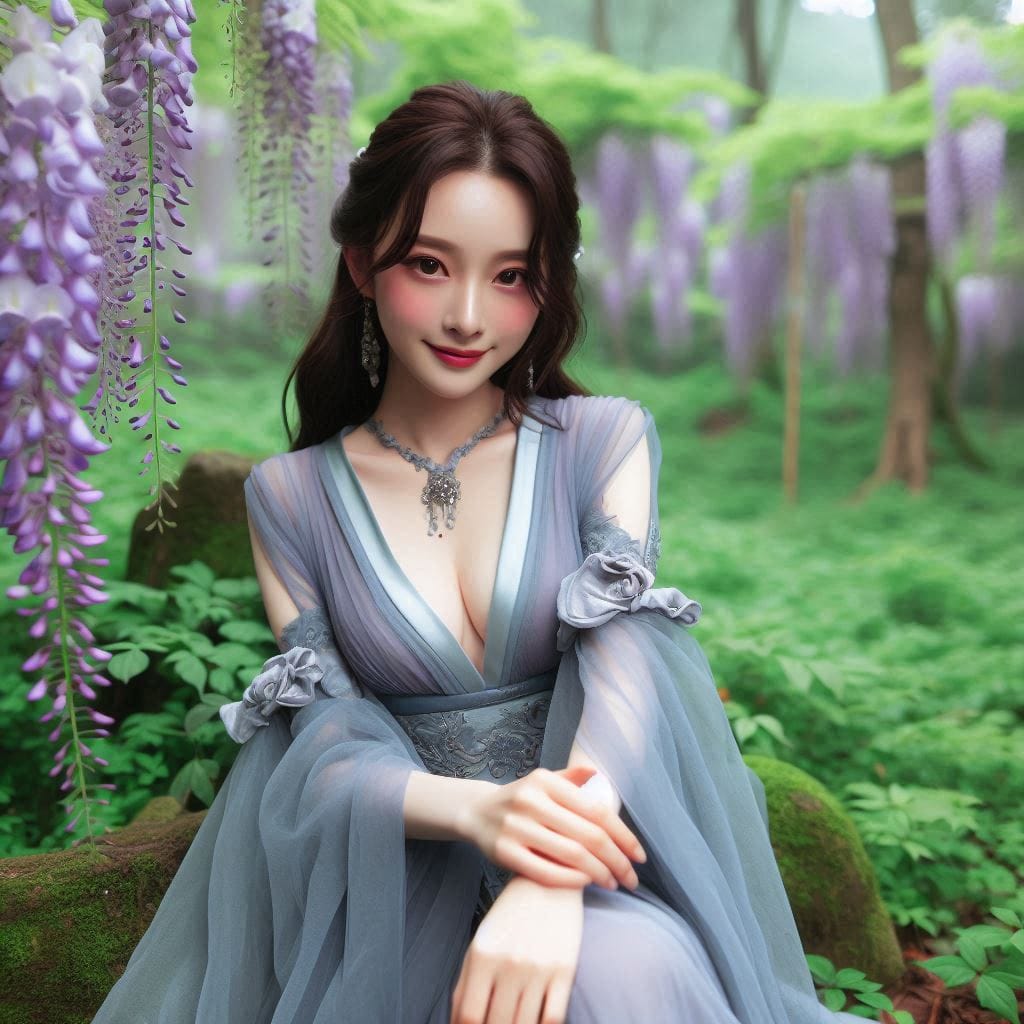 Sister met by chance in the forest