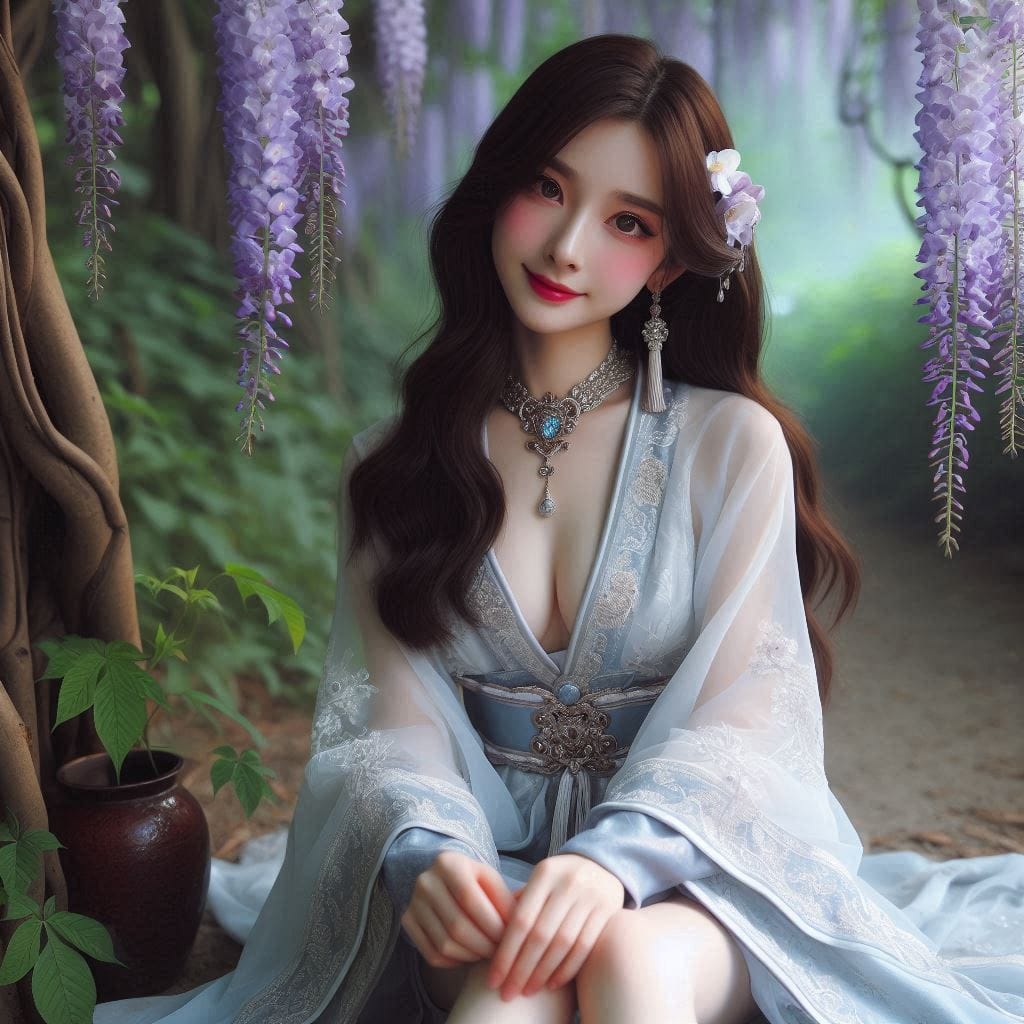 Sister met by chance in the forest