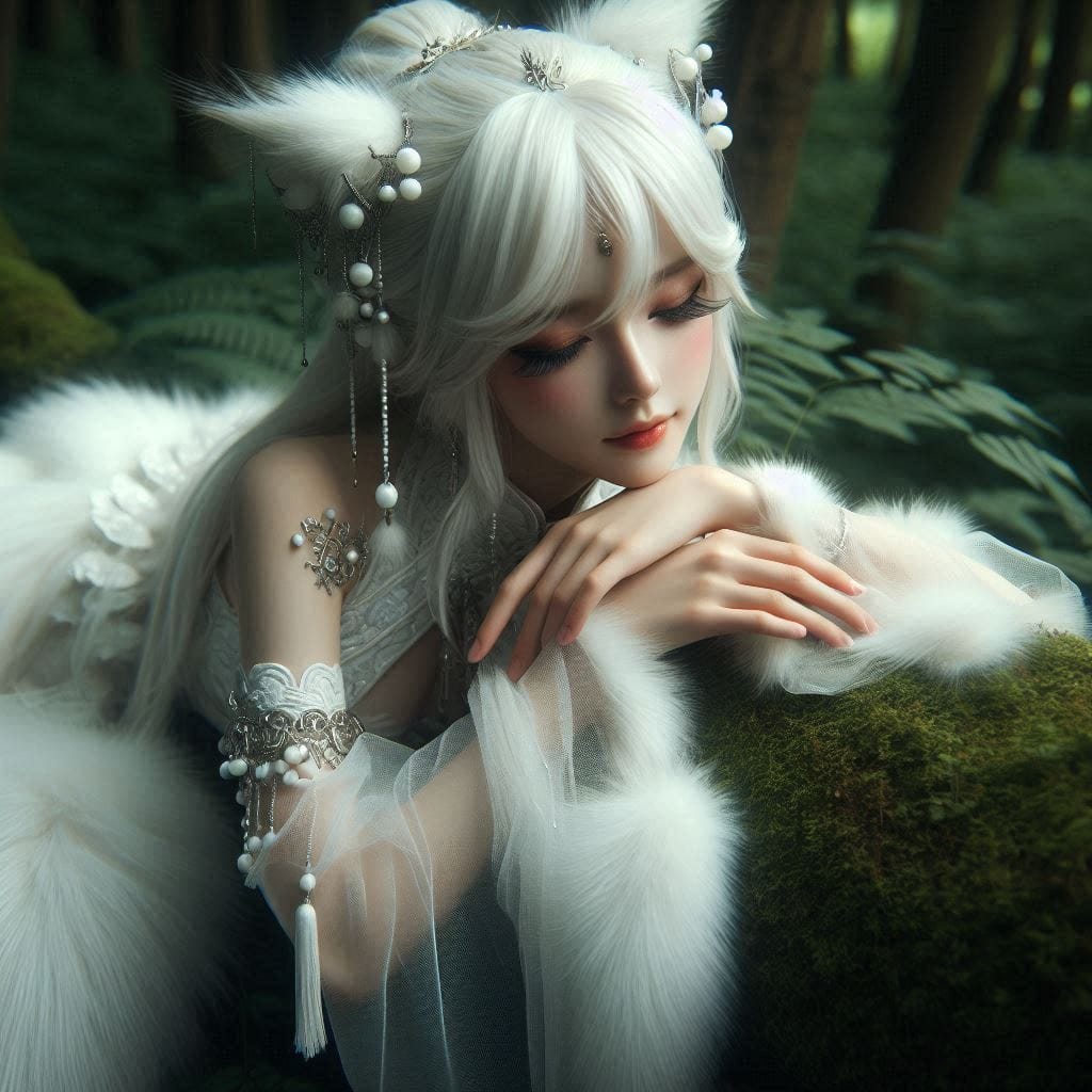Sister Fox in the Forest