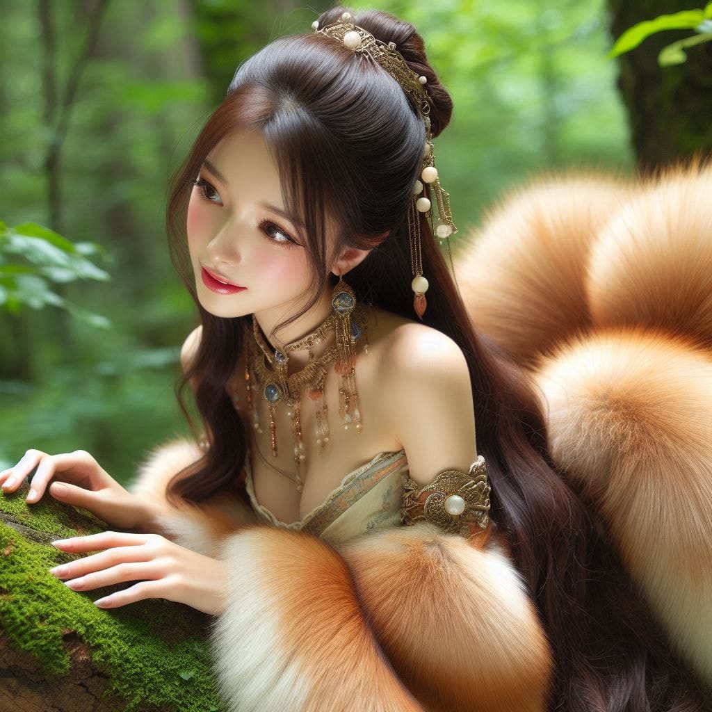 Sister Fox in the Forest