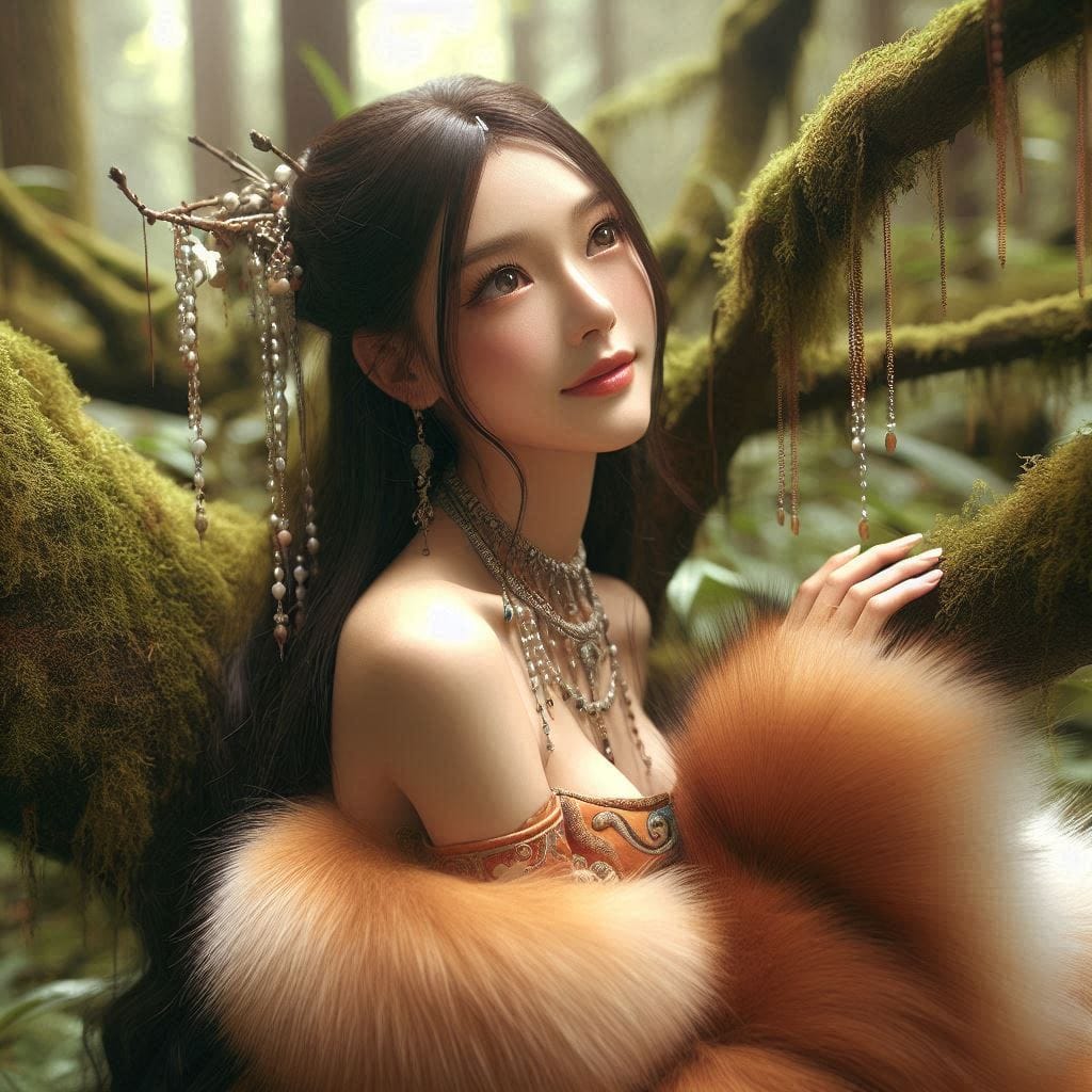 Sister Fox in the Forest