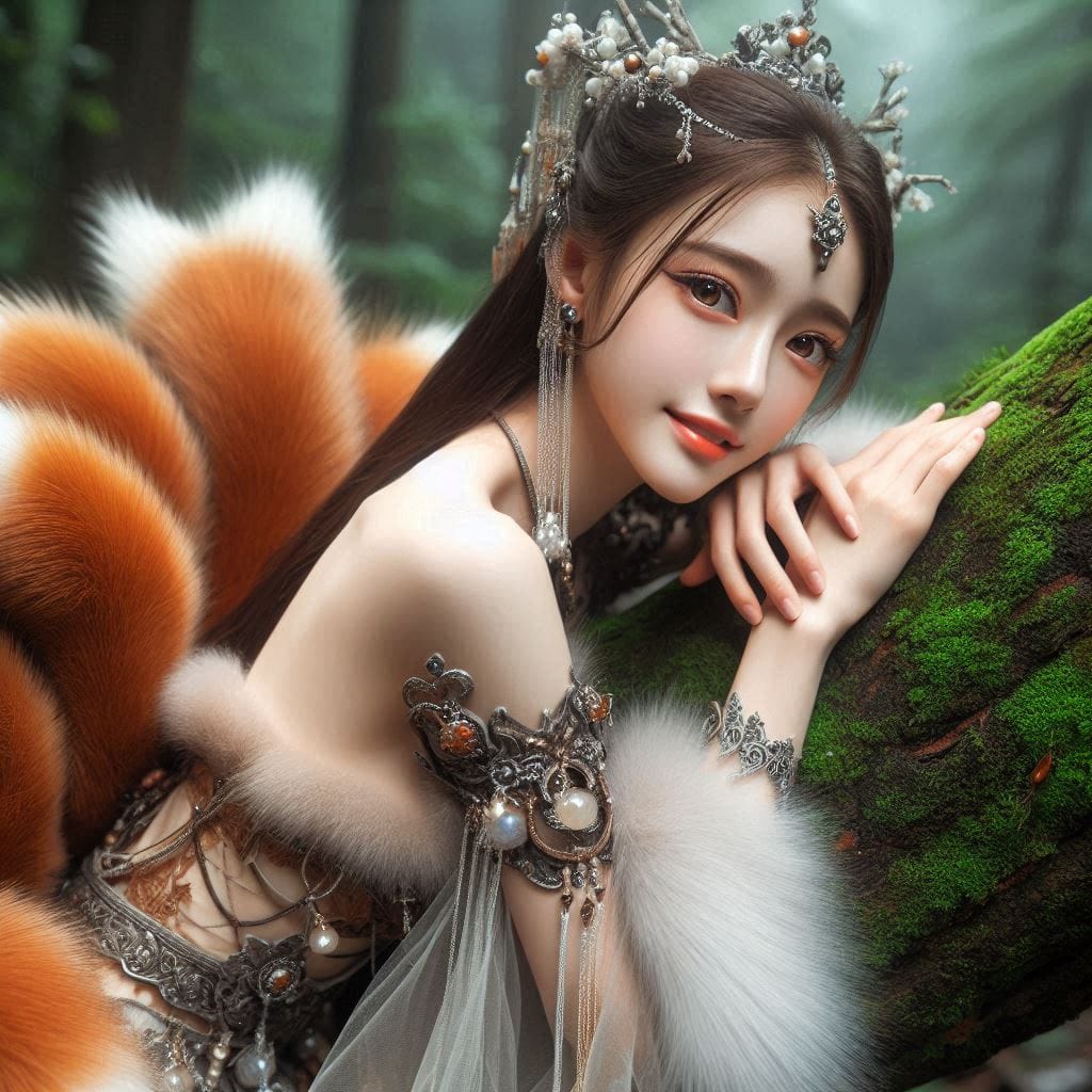 Sister Fox in the Forest