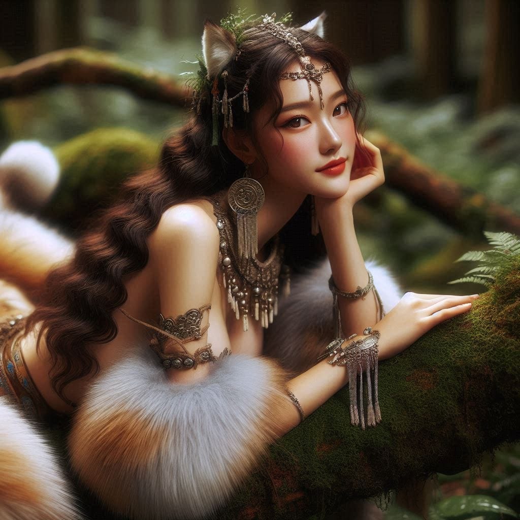 Sister Fox in the Forest