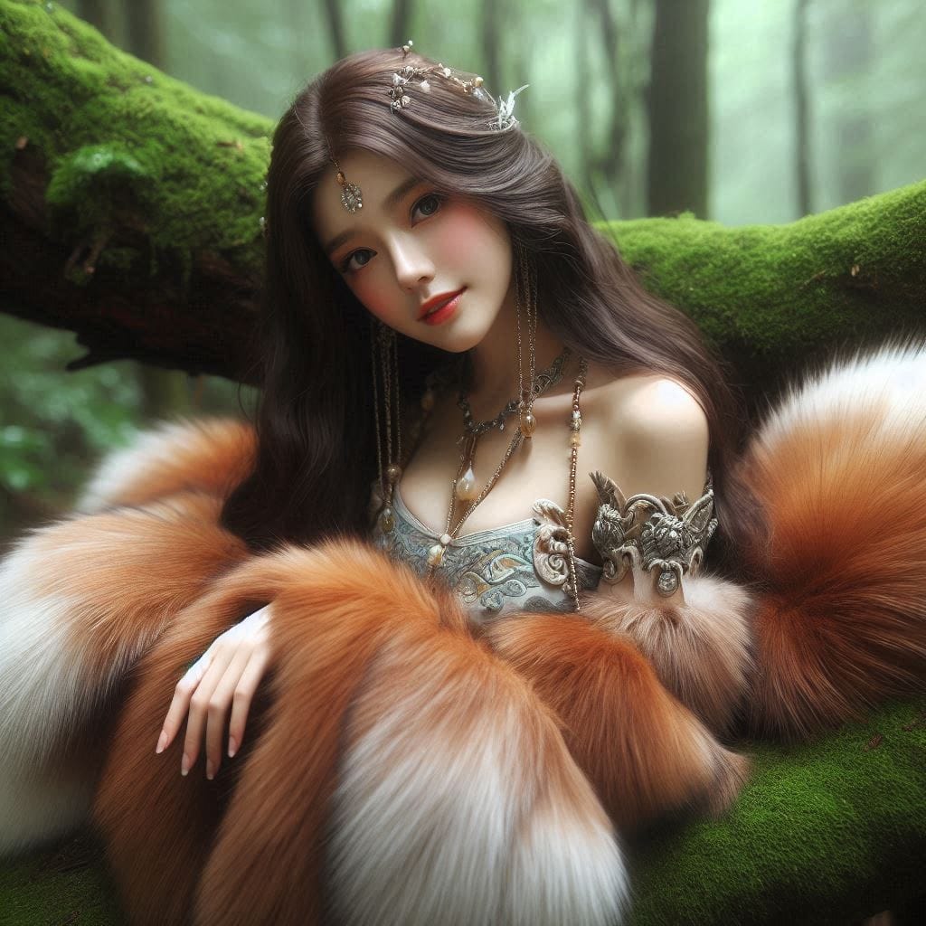 Sister Fox in the Forest
