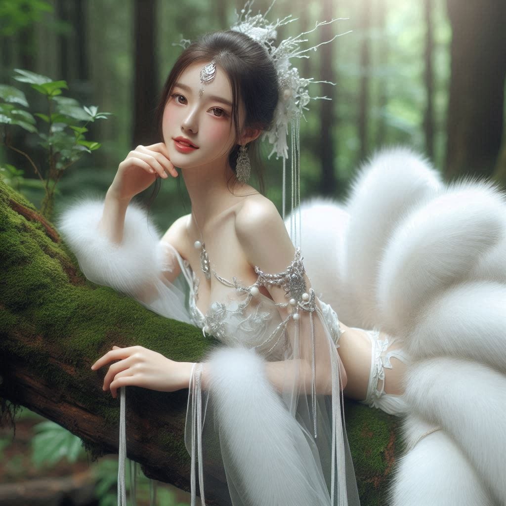 Sister Fox in the Forest